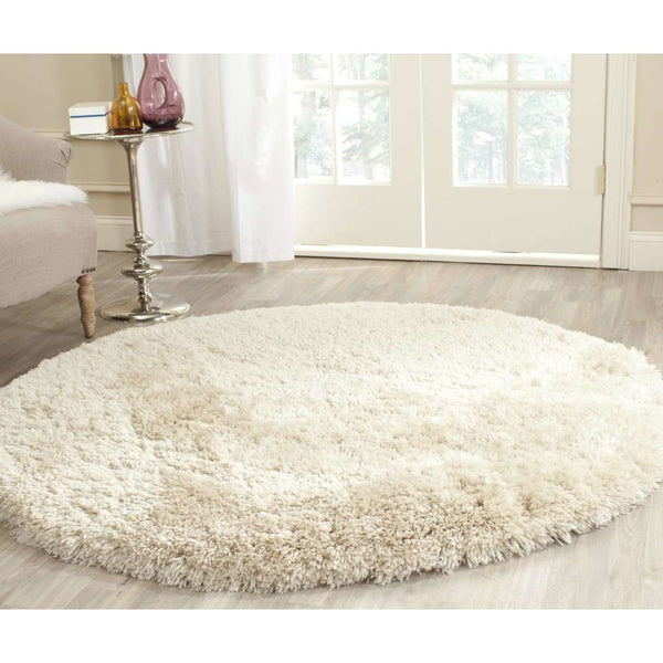 Arctic Hand-Tufted Shag Rug – Luxurious Beige Centerpiece for Rustic and Contemporary Décor