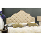 Arebelle Tufted Headboard with Silver Nail Head