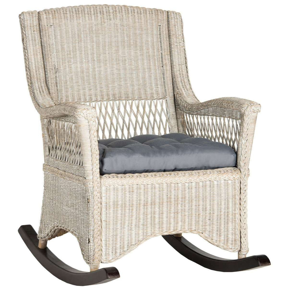 Aria Wicker Rocking Chair: Elegant Comfort Inspired by Historic Savannah Homes for Timeless Relaxation