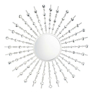 Ariela Sunburst Mirror in Silver