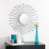 Ariela Sunburst Mirror in Silver