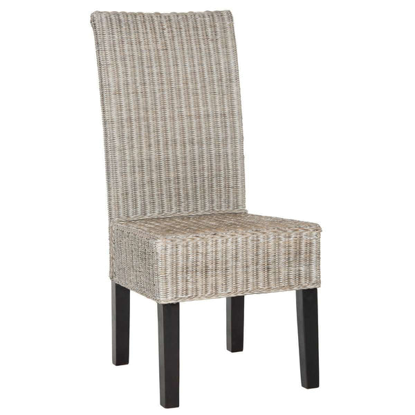 Arjun Wicker Dining Chairs - Set of 2, Elegant High Back Design for Modern and Transitional Spaces