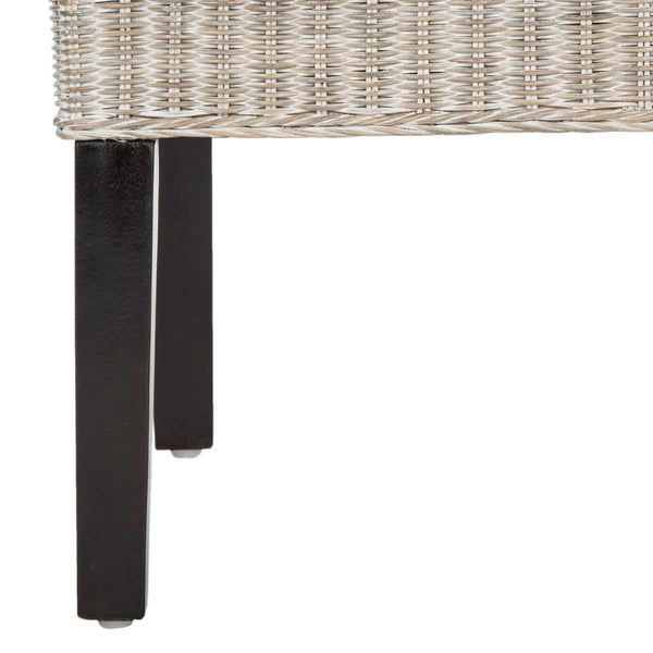 Arjun Wicker Dining Chairs - Set of 2, Elegant High Back Design for Modern and Transitional Spaces