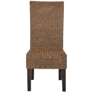 Arjun Wicker Dining Chairs - Set of 2, Elegant High Back Design for Modern and Transitional Spaces