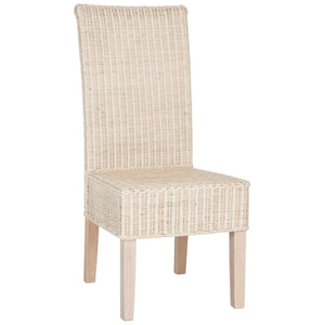 Arjun Wicker Dining Chairs - Set of 2, Elegant High Back Design for Modern and Transitional Spaces