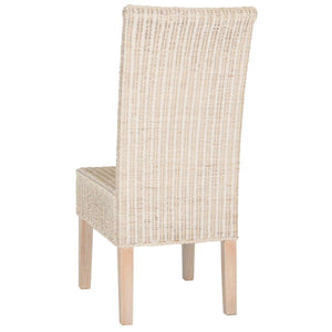 Arjun Wicker Dining Chairs - Set of 2, Elegant High Back Design for Modern and Transitional Spaces