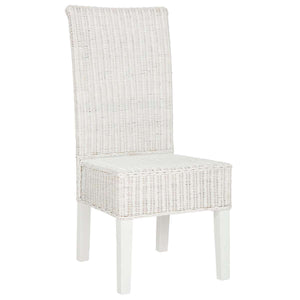 Arjun Wicker Dining Chairs - Set of 2, Elegant High Back Design for Modern and Transitional Spaces