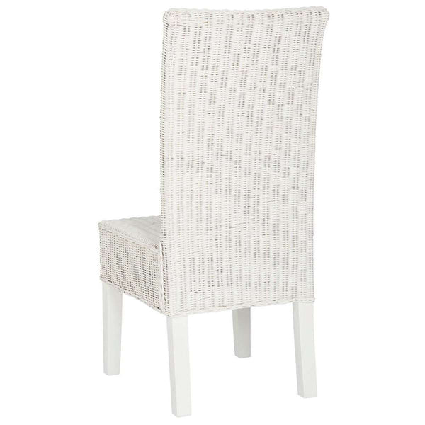 Arjun Wicker Dining Chairs - Set of 2, Elegant High Back Design for Modern and Transitional Spaces