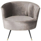 Arlette Velvet Retro Mid Century Accent Chair
