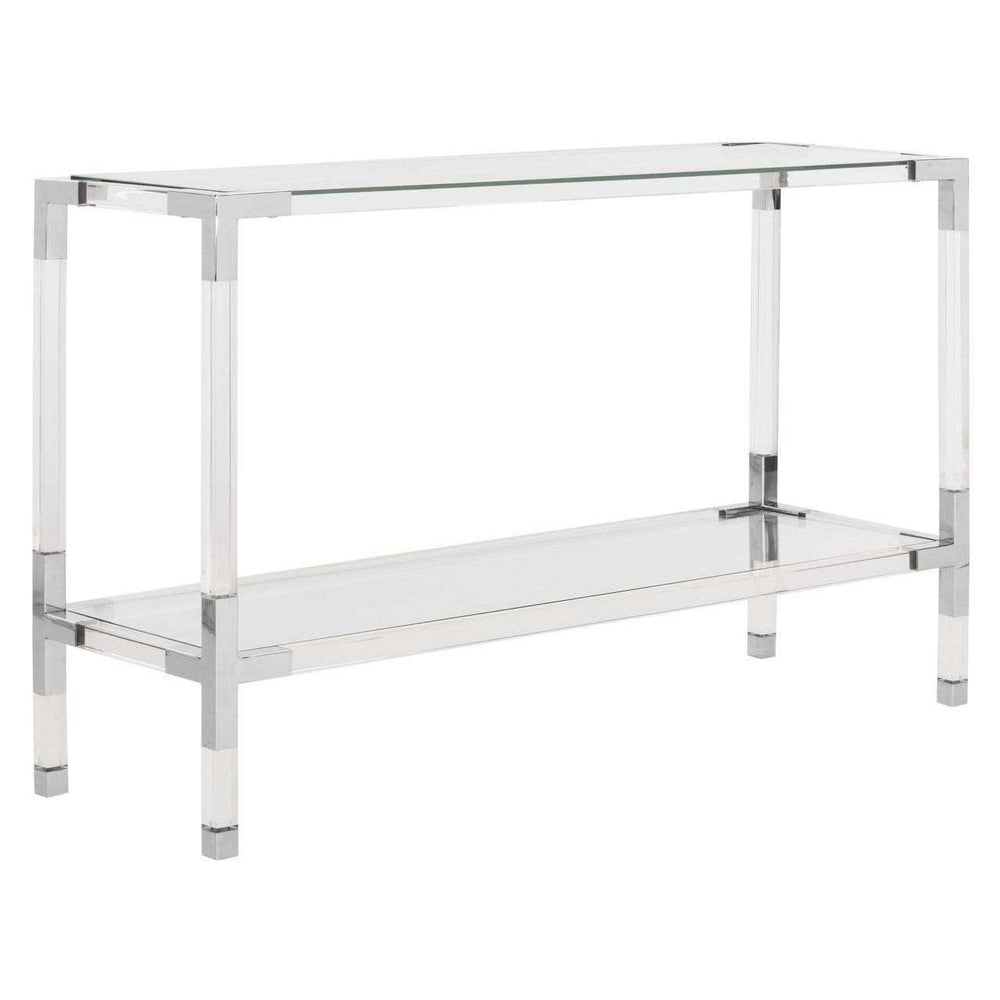 Arverne Acrylic Console Table - Luxurious Contemporary Design Inspired by Italian Cinema Style