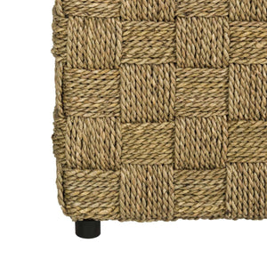 Ashban Rattan Trunk - Stylish Seagrass Storage Chest with Handles for Contemporary Living Spaces