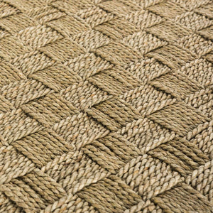 Ashban Rattan Trunk - Stylish Seagrass Storage Chest with Handles for Contemporary Living Spaces