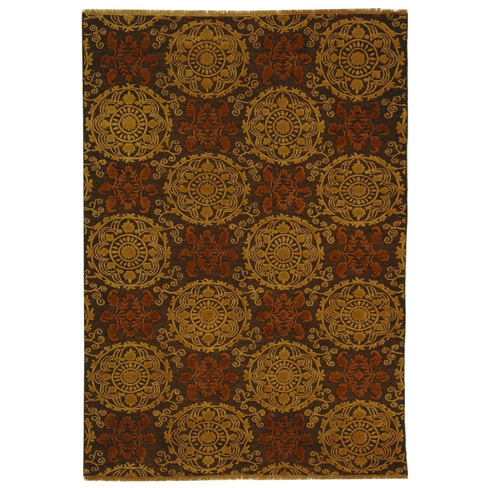 ASP320 Hand Knotted Wool Rug - Luxurious Rectangle Design from Pakistan for Elegant Home Décor