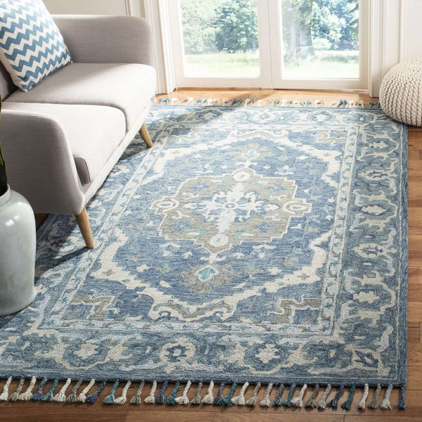 Aspen Hand Tufted Wool Pile Rug - Luxurious Rectangle Design from India, Soft 7MM Pile Height