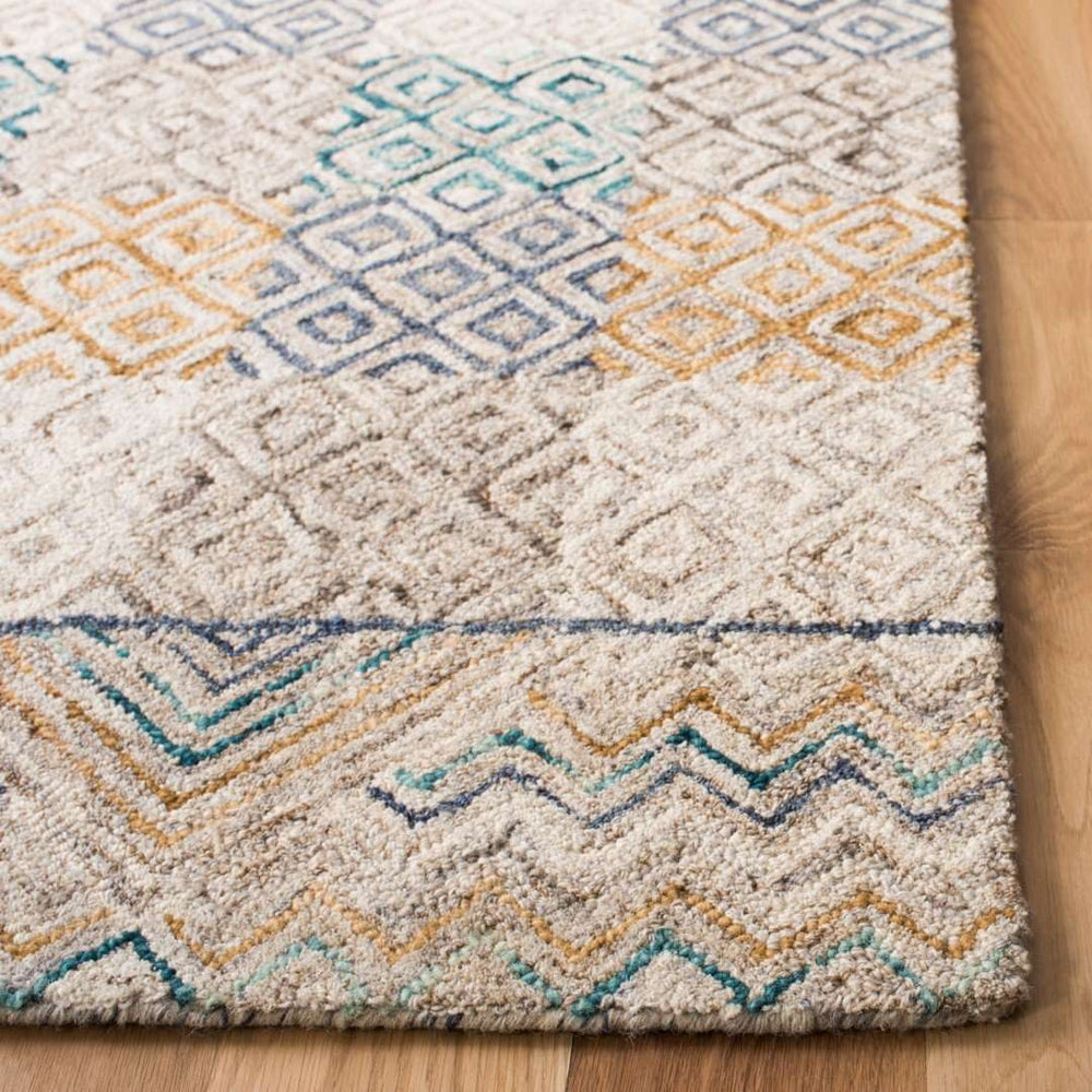 Aspen Hand Tufted Rectangle Rug - Luxurious 100% Wool with 10MM Pile Height, Crafted in India