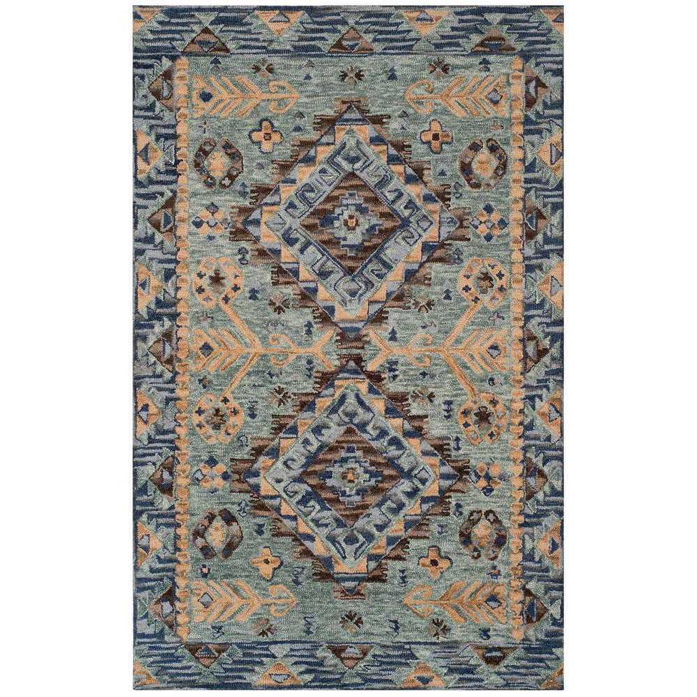 Aspen Hand Tufted Wool Rug - Luxurious Rectangle Design from India with 7MM Pile Height for Comfort
