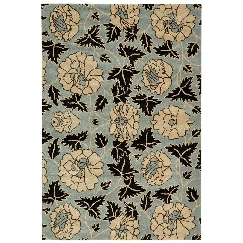 Assort Hand Tufted Rectangle Rug - Luxurious Wool Pile from India, Unique Design for Your Home