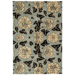 Assort Hand Tufted Rectangle Rug - Luxurious Wool Pile from India, Unique Design for Your Home