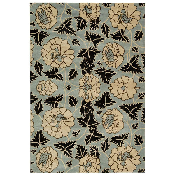 Assort Hand Tufted Rectangle Rug - Luxurious Wool Pile from India, Unique Design for Your Home