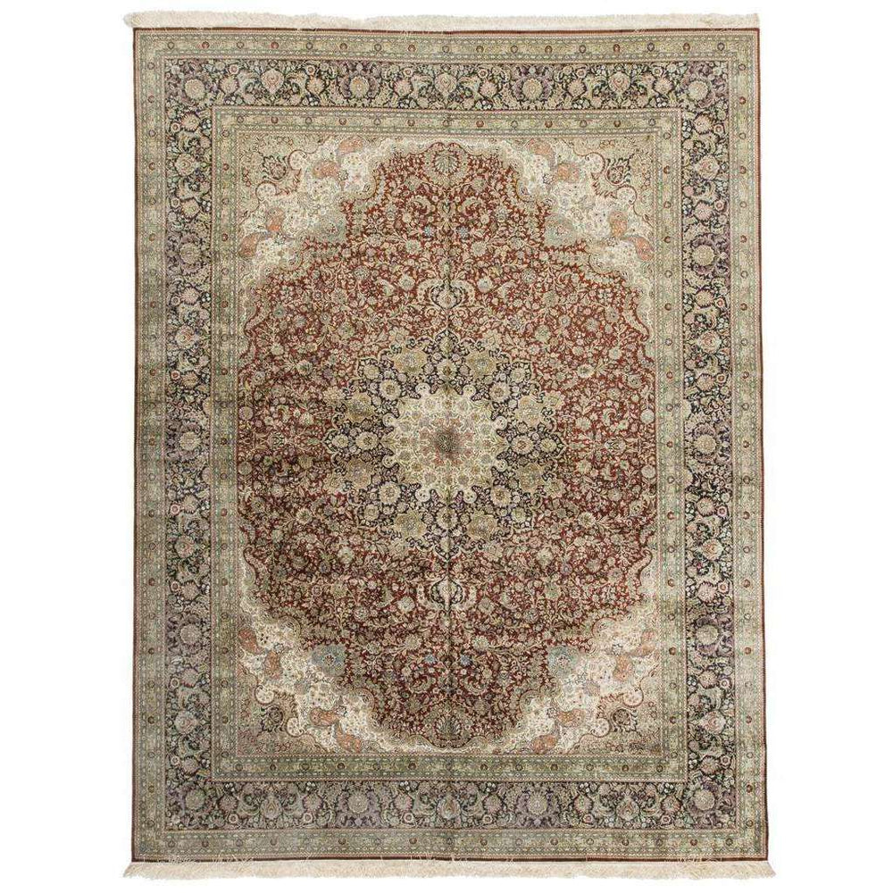 Assorted Rectangular Silk Rug - Luxurious 100% Silk, Elegant Design for Home Décor & Style