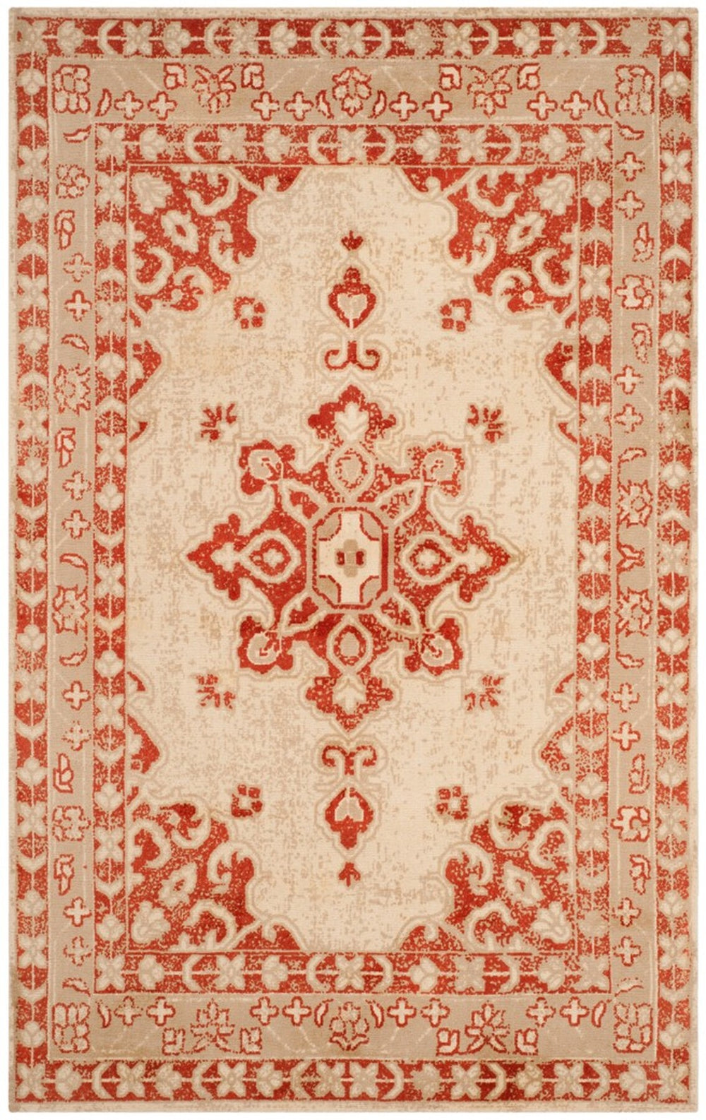 Safavieh Sahara 160 Hand Tufted Wool and Cotton with Latex Rug SAH160D-10