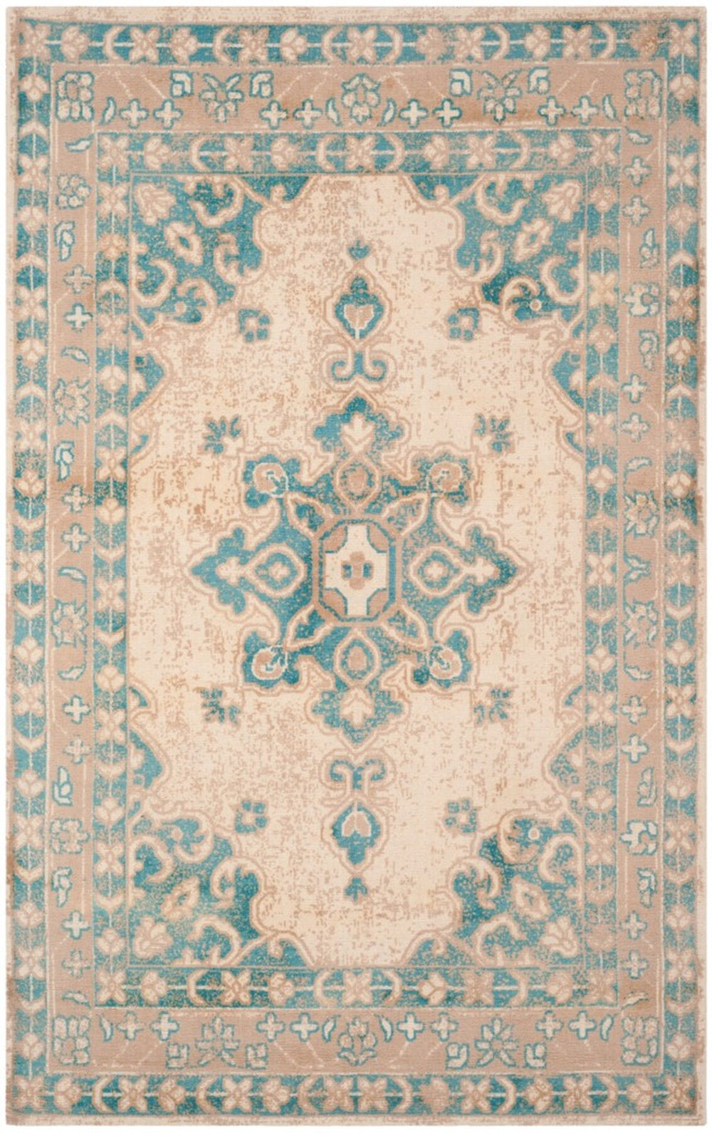 Safavieh Sahara 160 Hand Tufted Wool and Cotton with Latex Rug SAH160D-10