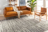 Sahara SAH-2301 Global Wool, Viscose Rug SAH2301-81012 Medium Gray, Cream, Taupe, Dark Brown 80% Wool, 20% Viscose 8'10" x 12'