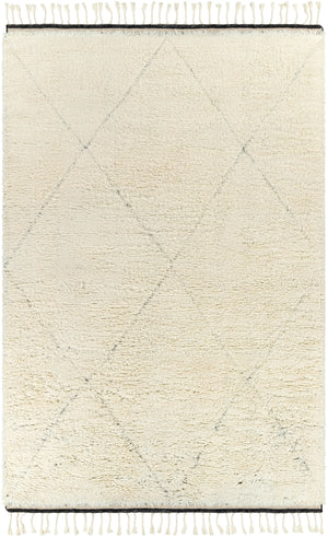 Sahara SAH-2302 Global Wool Rug SAH2302-81012 Cream, Black 100% Wool 8'10" x 12'