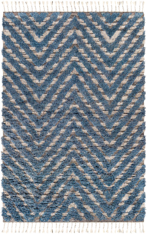 Sahara SAH-2304 Global Wool Rug SAH2304-81012 Medium Gray, Beige, Taupe, Denim, Dark Brown, Navy, Dark Purple 100% Wool 8'10" x 12'