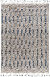 Sahara SAH-2308 Global Wool Rug SAH2308-69 Taupe, Cream, Medium Gray, Dark Brown, Navy, Denim 100% Wool 6' x 9'
