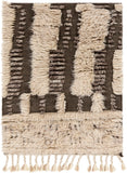 Sahara SAH-2310 Global Wool Rug SAH2310-81012 Charcoal, Cream, Taupe 100% Wool 8'10" x 12'