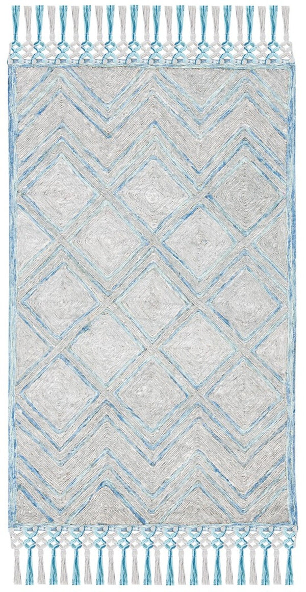 Safavieh Sahara 402 Hand Tufted 80% Polyester and 20% Cotton Contemporary Rug SAH402F-4