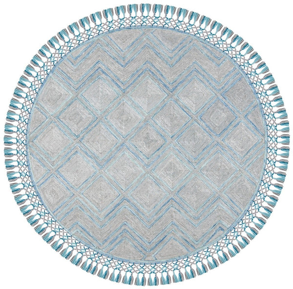 Safavieh Sahara 402 Hand Tufted 80% Polyester and 20% Cotton Contemporary Rug SAH402F-4