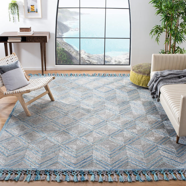 Safavieh Sahara 402 Hand Tufted 80% Polyester and 20% Cotton Contemporary Rug SAH402F-4