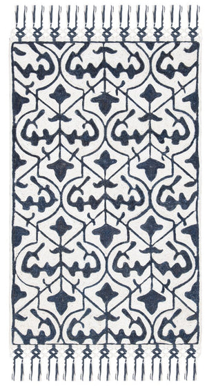 Safavieh Sahara 407 Hand Tufted 80% Polyester and 20% Cotton Contemporary Rug SAH407N-4