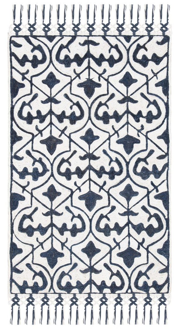 Safavieh Sahara 407 Hand Tufted 80% Polyester and 20% Cotton Contemporary Rug SAH407N-4