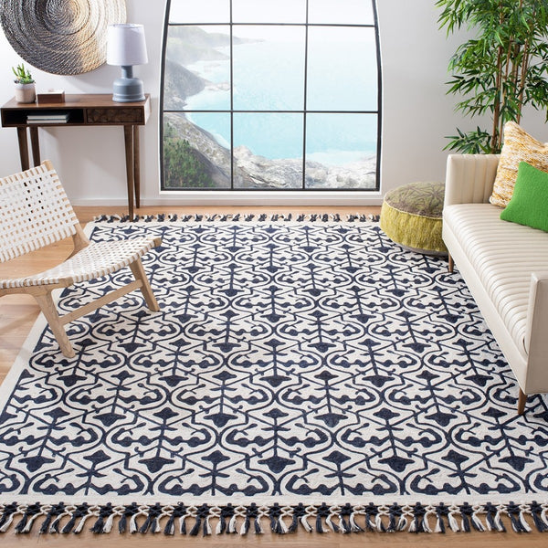 Safavieh Sahara 407 Hand Tufted 80% Polyester and 20% Cotton Contemporary Rug SAH407N-4