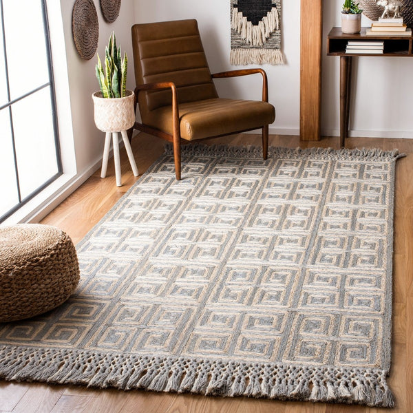 Safavieh Sahara 410 Hand Tufted 80% Polyester and 20% Cotton Contemporary Rug SAH410F-4