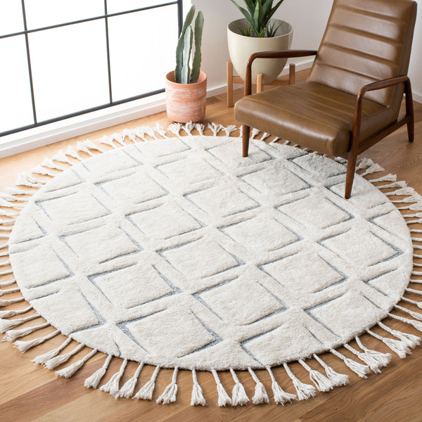 Safavieh Sahara 454 Hand Tufted 80% Polyester and 20% Cotton Contemporary Rug SAH454A-3