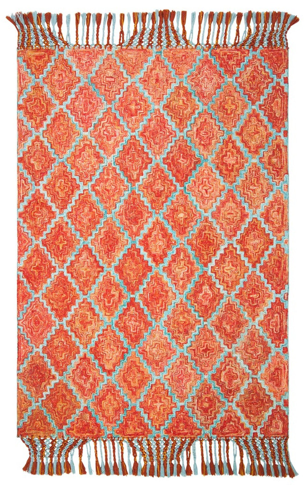 Safavieh Sahara 467 Hand Tufted 80% Polyester and 20% Cotton Contemporary Rug SAH467P-4