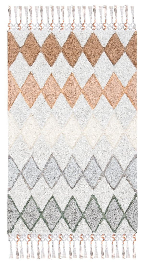 Safavieh Sahara 475 Hand Tufted 50% Wool/30% Jute/and 20% Cotton Contemporary Rug SAH475F-3