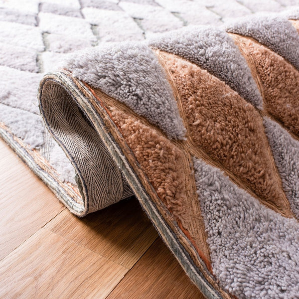 Safavieh Sahara 475 Hand Tufted 50% Wool/30% Jute/and 20% Cotton Contemporary Rug SAH475F-3