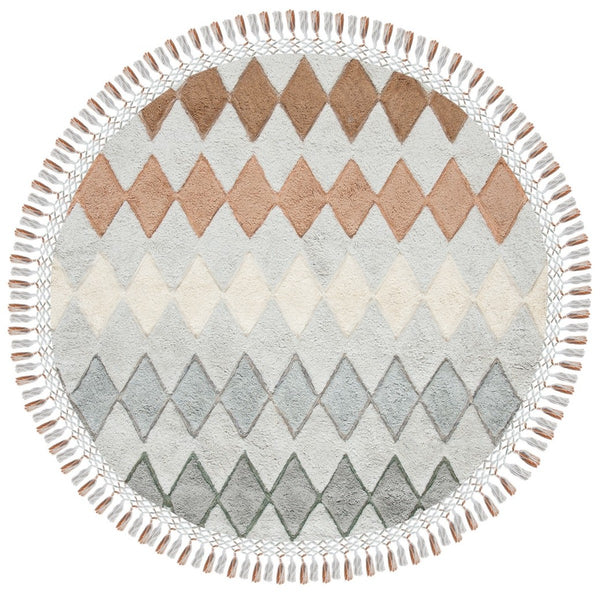 Safavieh Sahara 475 Hand Tufted 50% Wool/30% Jute/and 20% Cotton Contemporary Rug SAH475F-3