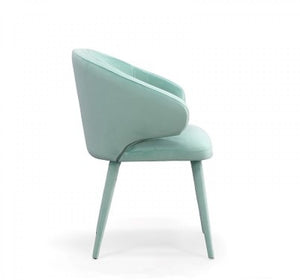VIG Furniture Modrest Salem - Modern Aqua Fabric Dining Chair VGEU-MC-9253CH-A-AQ-DC VGEU-MC-9253CH-A-AQ-DC