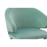 VIG Furniture Modrest Salem - Modern Aqua Fabric Dining Chair VGEU-MC-9253CH-A-AQ-DC VGEU-MC-9253CH-A-AQ-DC