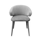 VIG Furniture Modrest Salem - Modern Grey Fabric Dining Chair VGEUMC-9253CH-A-GRY-DC