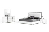 VIG Furniture Modrest San Marino Modern White Bed VGACSANMARINO-BED-WHT