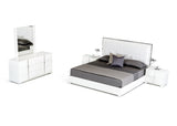 VIG Furniture Modrest San Marino Modern White Bed VGACSANMARINO-BED-WHT