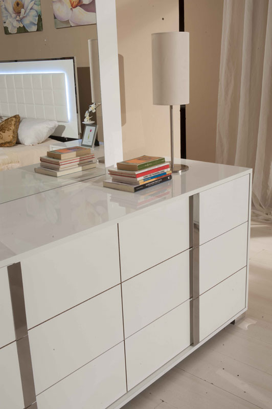 VIG Furniture Modrest San Marino Modern White Bedroom Set VGACSANMARINO-SET