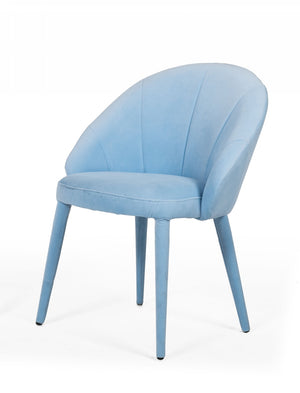 VIG Furniture Modrest Sanders - Modern Blue Dining Chair VGEU-MC-9193CH-A